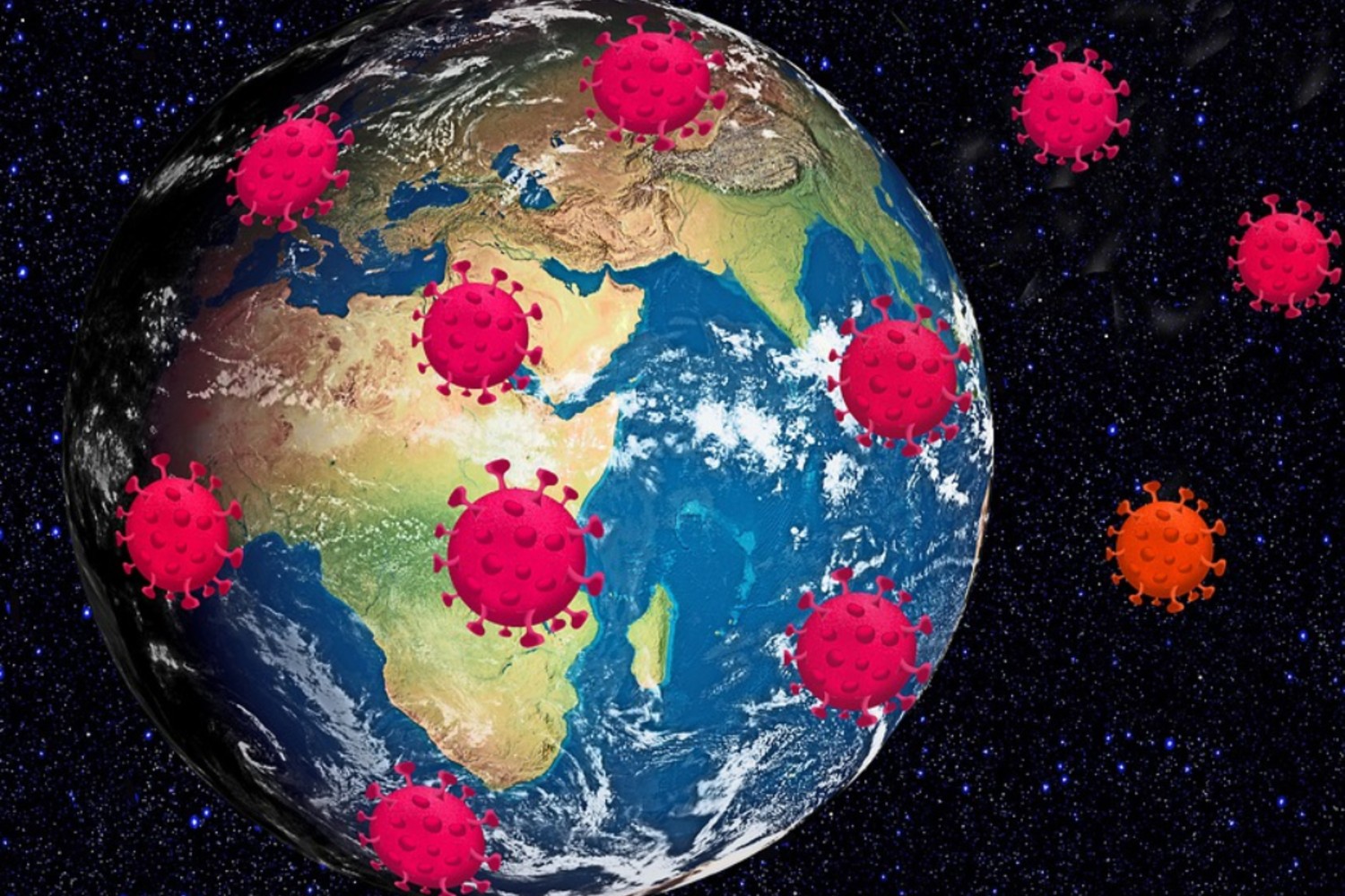 coronavirus world PIXABAY