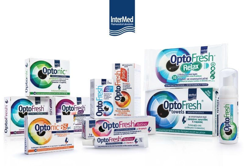 Σειρά οφθαλμικών προϊόντων OptoFresh της InterMed.