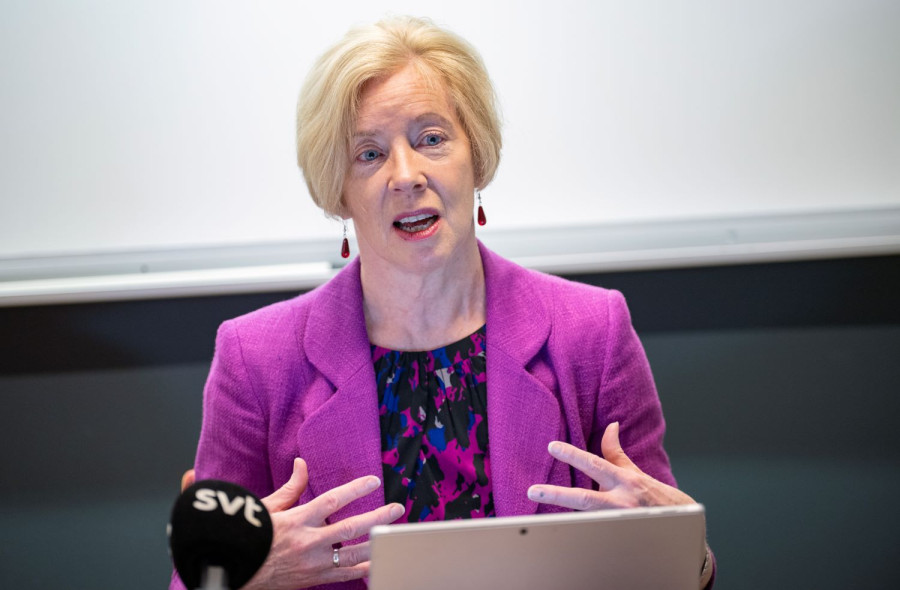 Η νυν εκτελεστική διευθύντρια του ΕΜΑ Emer Cooke/ΑΠΕ-ΜΠΕ