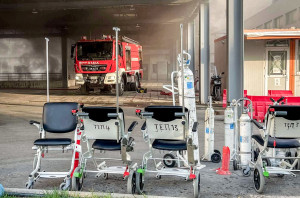 Ξεκίνησε η αποκατάσταση των ζημιών από τη φωτιά στο νοσοκομείο «Άγιος Ανδρέας»