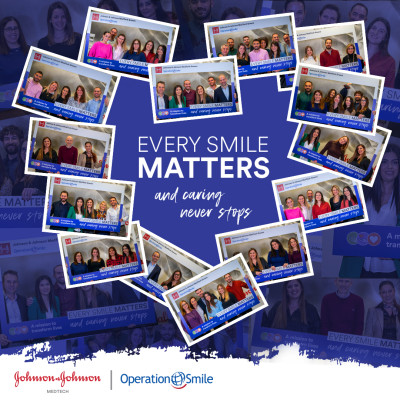 Η Johnson &amp; Johnson MedTech Ελλάδας στηρίζει το Operation Smile, προσφέροντας περισσότερα από 50 χαμόγελα