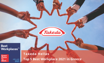 TAKEDA Hellas: Mια από τις εταιρείες με το καλύτερο εργασιακό περιβάλλον στην Ελλάδα
