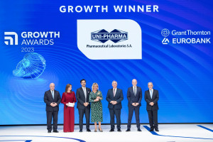 UNI-PHARMA SA: Ανάμεσα στις έξι νικήτριες στα GROWTH AWARDS 2023