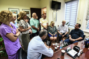 Επίσκεψη Γεωργιάδη στο «Καραμανδάνειο»: «Όλα πήγαν όπως έπρεπε...»