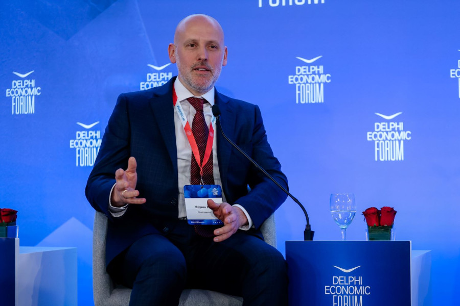 Ο Αντιπρόεδρος και Γενικός Διευθυντής της ΦΑΡΜΑΣΕΡΒ-ΛΙΛΛΥ, Σπύρος Φιλιώτης, στο 11ο Οικονομικό Φόρουμ των Δελφών.