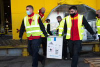 DHL Express : Ξεκίνησε η αερομεταφορά εμβολίων και στην Ελλάδα (pics)