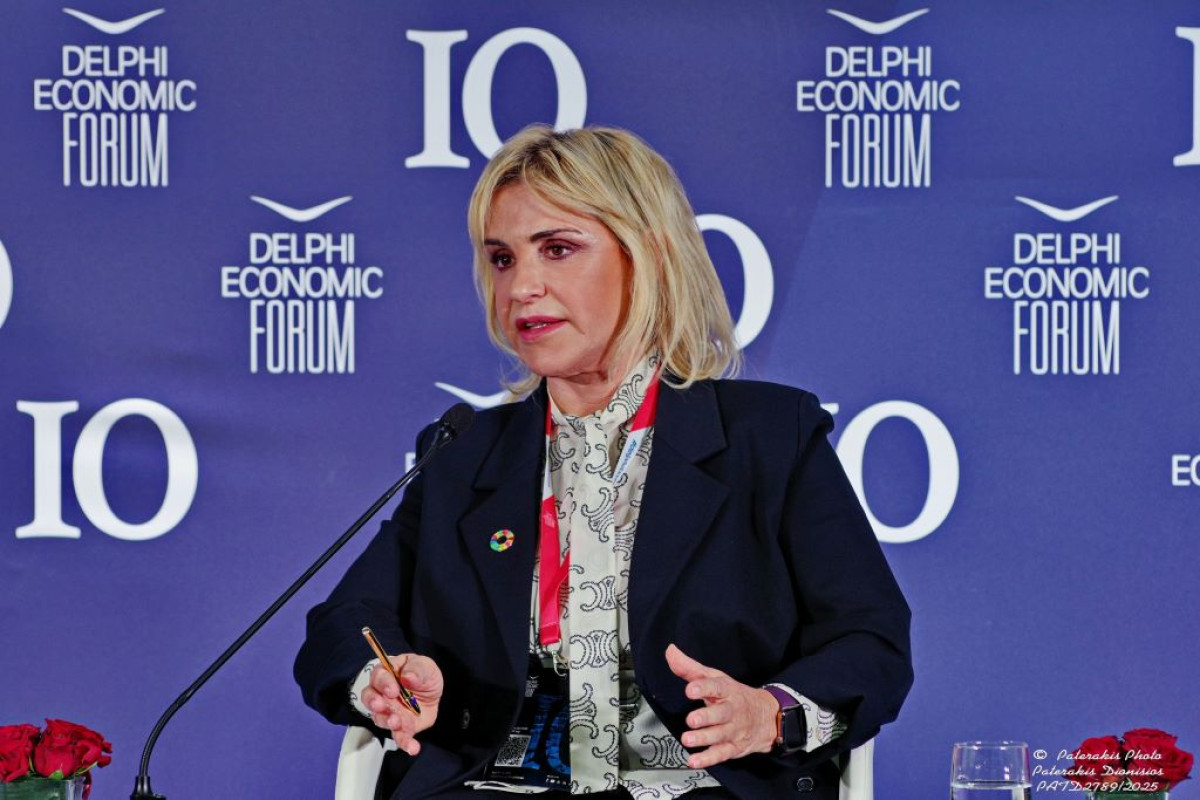 Η Ιουλία Τσέτη στο 10ο Οικονομικό Φόρουμ των Δελφών