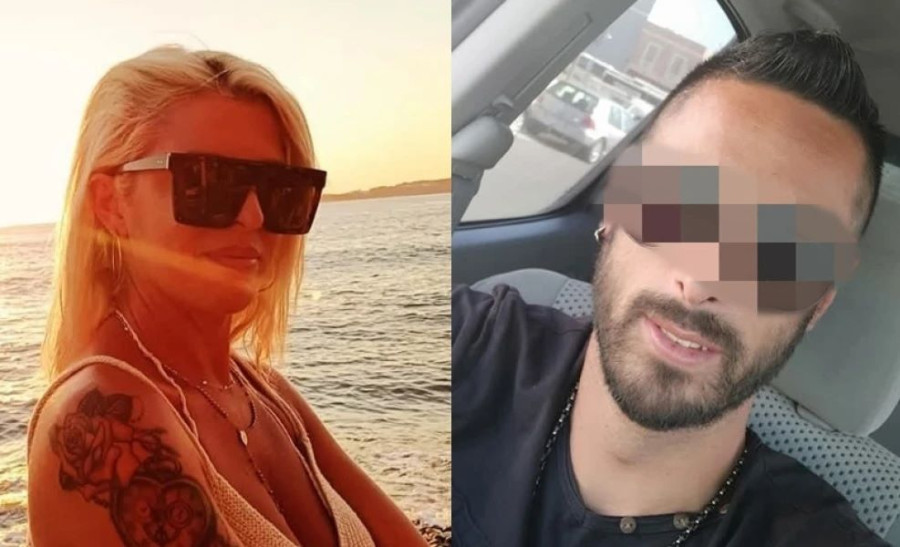 Η 42χρονη διασώστρια του ΕΚΑΒ και ο 30χρονος ύποπτος για τον θανάσιμο τραυματισμό της/FLASH.GR