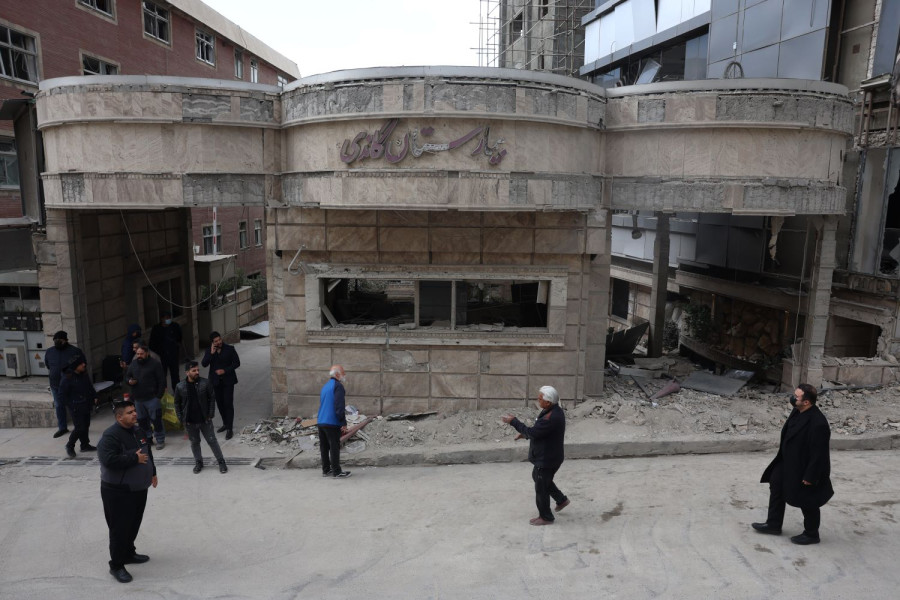 Το νοσοκομείο «Γκάντι» στην Τεχεράνη/ΑΠΕ-ΜΠΕ