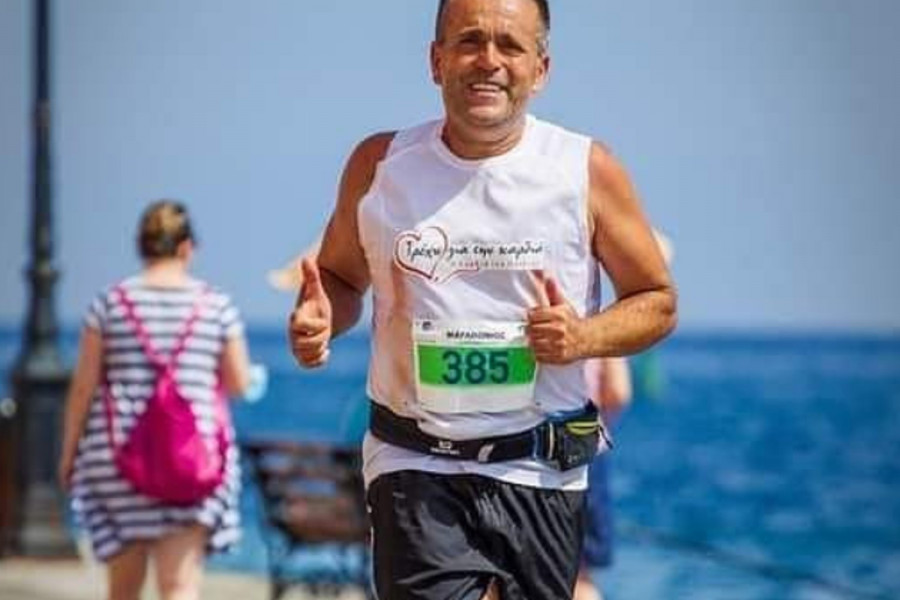 Δυναμική παρουσία από την ομάδα δρομέων του Πανελλήνιου Συλλόγου "Η Καρδιά του Παιδιού" στον αγώνα Sfakia Sky Marathon