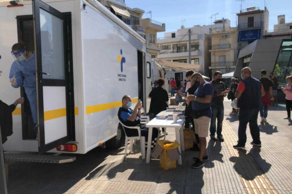 Έλεγχοι στη Νίκαια: Τα συνολικά αποτελέσματα των rapid test κορονοϊού