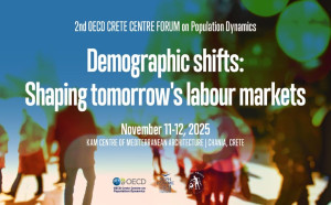 Συνέδριο ΟΟΣΑ στην Κρήτη για το δημογραφικό - Η γήρανση θα μειώσει το ΑΕΠ κατά 14% ως το 2060