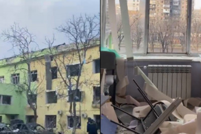Πόλεμος στην Ουκρανία: Βομβάρδισαν μαιευτήριο στη Μαριούπολη (vid)