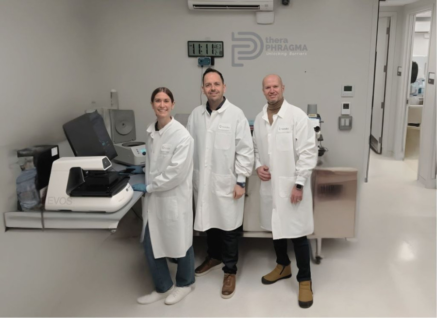 Η ερευνητική ομάδα της Thera Phragma