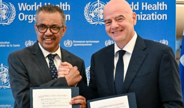Συνεργασία FIFA και ΠΟΥ: «Η υγεία και το ποδόσφαιρο είναι τέλειοι συμπαίκτες»