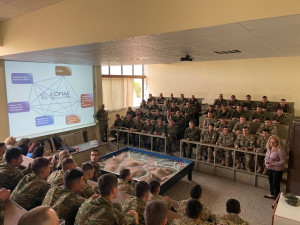 Ενημερωτική εκδήλωση του ΕΟΠΑΕ στη Σχολή Εφέδρων Αξιωματικών Πεζικού, στην Κρήτη