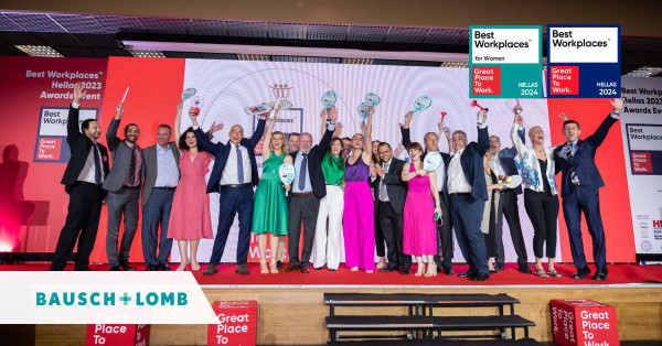 Νέες διακρίσεις για την BAUSCH &amp; LOMB Hellas στα Best Workplaces 2024