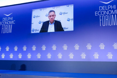 Μπουρλά στο Delphi Economic Forum: Έγιναν και πολλά λάθη κατά την πανδημία