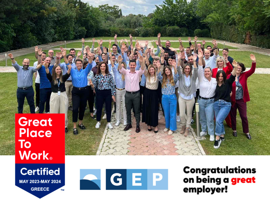 Όμιλος GEP: Έλαβε πιστοποίηση ως Great Place to Work