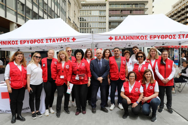 Παγκόσμια Ημέρα Υπέρτασης: Μεγάλη ενημερωτική δράση του Ελληνικού Ερυθρού Σταυρού στο Σύνταγμα
