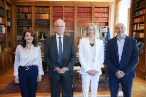 Ο Κωνσταντίνος Τασούλας υποδέχθηκε στο Προεδρικό Μέγαρο τον σύλλογο «Πνεύμονες Ζωής»