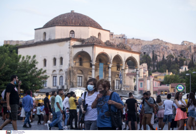 Διάσπαρτα τα κρούσματα στην Αττική, πολλές μολύνσεις σε Μεσσηνία, Θεσσαλονίκη, Ρόδο και Κρήτη