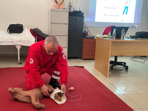 Η Κ9 S.A.R. Team του ΕΕΣ συνεχίζει το πρόγραμμα «Πρώτες Βοήθειες για Σκύλους»