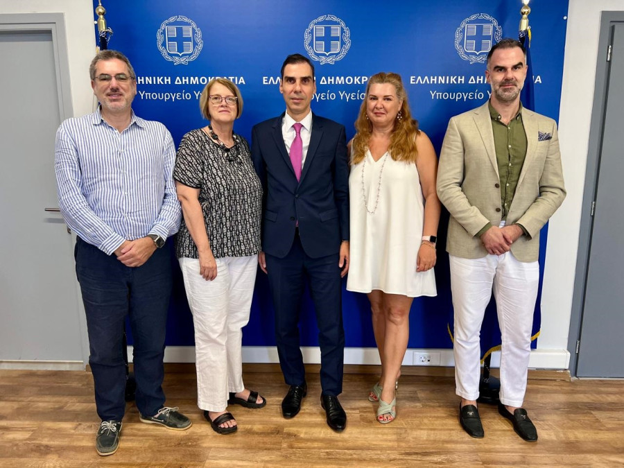 Ο σχεδιασμός και η υλοποίηση του νέου υγειονομικού χάρτη της χώρας στο τραπέζι της συνάντησης της Ένωσης Ασθενών Ελλάδας με τον Υφυπουργό Υγείας