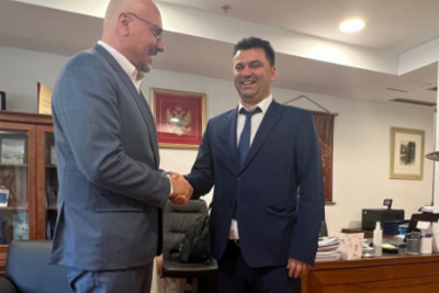 Συνάντηση Προέδρου ΕΟΔΥ με Διευθυντή Ινστιτούτου Δημόσιας Υγείας του Μαυροβουνίου