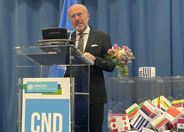 Η παρέμβαση Βαρτζόπουλου στη σύνοδο του ΟΗΕ στη Βιέννη για τα ναρκωτικά