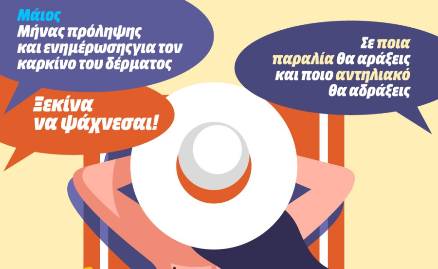 «Ξεκίνα να Ψάχνεσαι!» - Eκστρατεία ευαισθητοποίησης για τον καρκίνο του Δέρματος από την ΕΔΑΕ