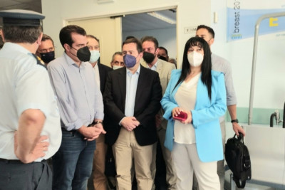 Επίσκεψη Υπουργού Υγείας Θάνου Πλεύρη στη Χίο