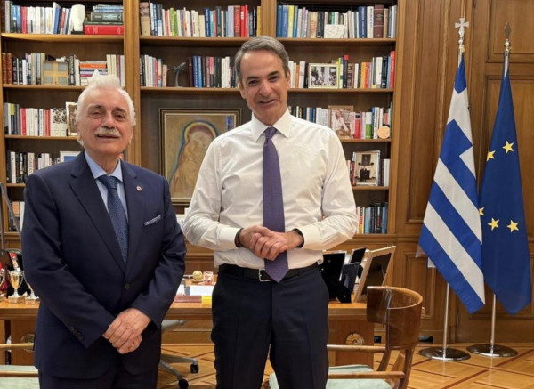 Συνάντηση Αυγερινού με Μητσοτάκη - Στο επίκεντρο το έργο του ΕΕΣ και η υποστήριξη ασθενών στα ΤΕΠ