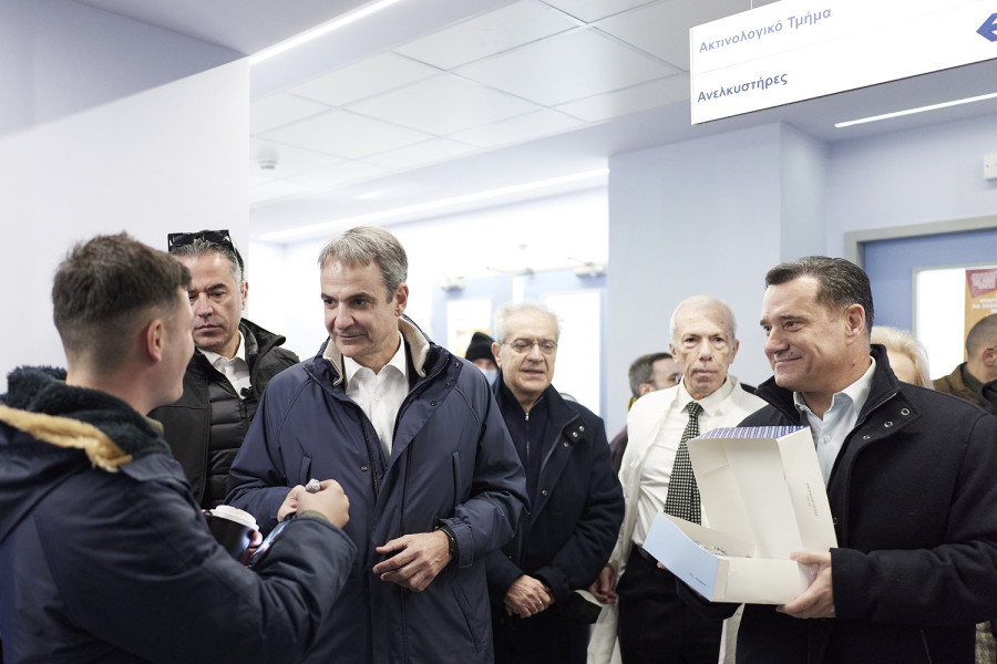 Επίσκεψη του Κυρ. Μητσοτάκη και της ηγεσίας του Υπουργείου Υγείας στο ΓΝΑ «Γεώργιος Γεννηματάς»