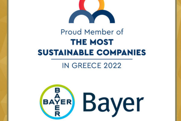 Η Bayer Ελλάς στις «Τhe Most Sustainable Companies in Greece 2022»