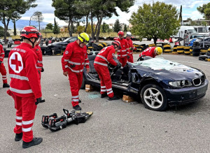 Άσκηση απεγκλωβισμού τραυματιών από τροχαία ατυχήματα πραγματοποίησε ο ΕΕΣ