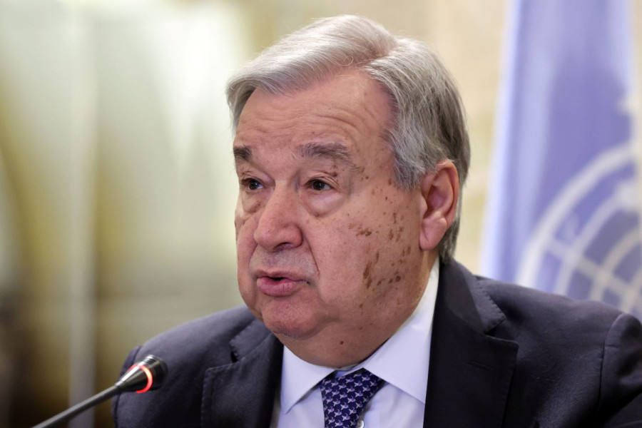 Ο Γενικός Γραμματέας του ΟΗΕ Αντόνιο Γκουτέρες/ΑΠΕ-ΜΠΕ